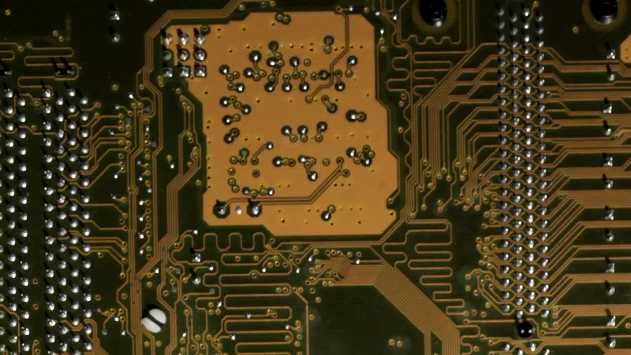 Video Stock Circuit Board Closeup Live Wallpaper For PC - Free Download