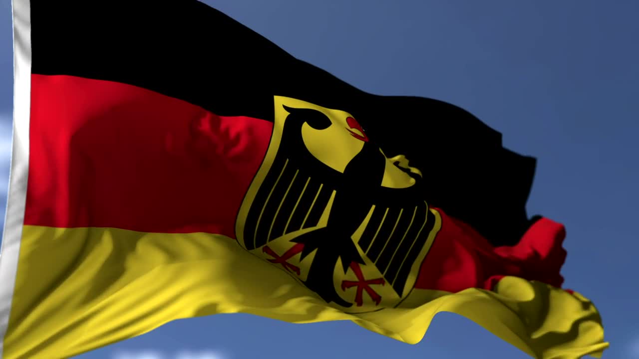 Stock Video Flag Of Germany Waves Gently In Wind Live Wallpaper For PC - Free Download