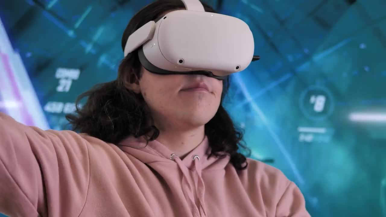 Stock Video Gamer Boy Moving His Hands To Play Live Wallpaper For PC - Free Download