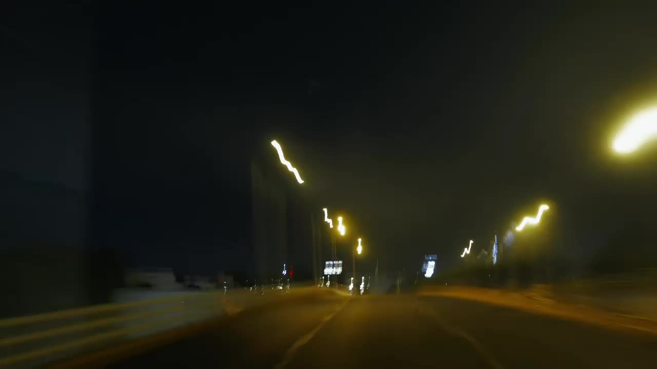 Video Stock Rear View Of A Car Through The City Live Wallpaper Free - Free Download