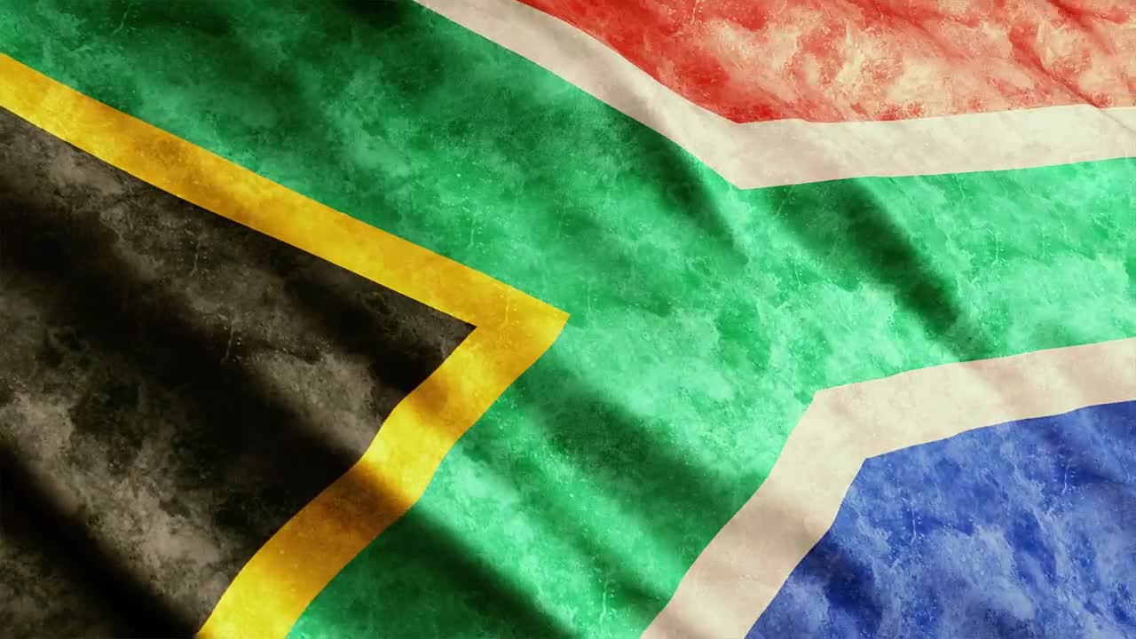 Free Video Stock South Africa Faded Flag D Live Wallpaper - Free Download