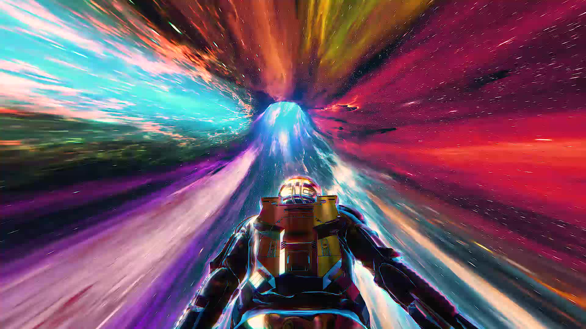 Worm Hole Space Man Live Wallpaper - Free Download