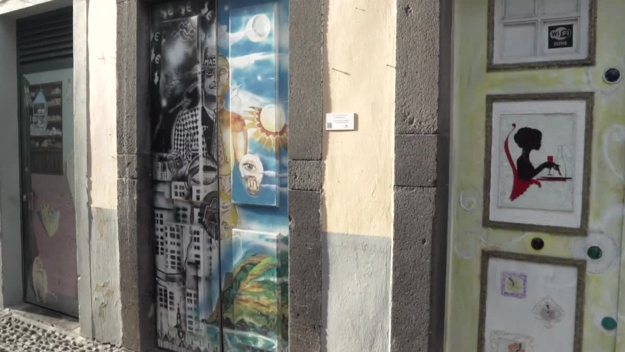 Stock Video Mural Art Tour In The Street Live Wallpaper - Free Download