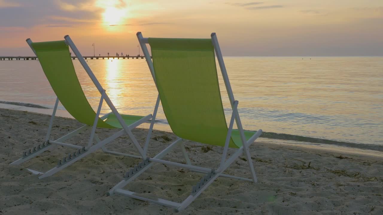 Stock Video Deckchair At The Beach Live Wallpaper For PC - Free Download