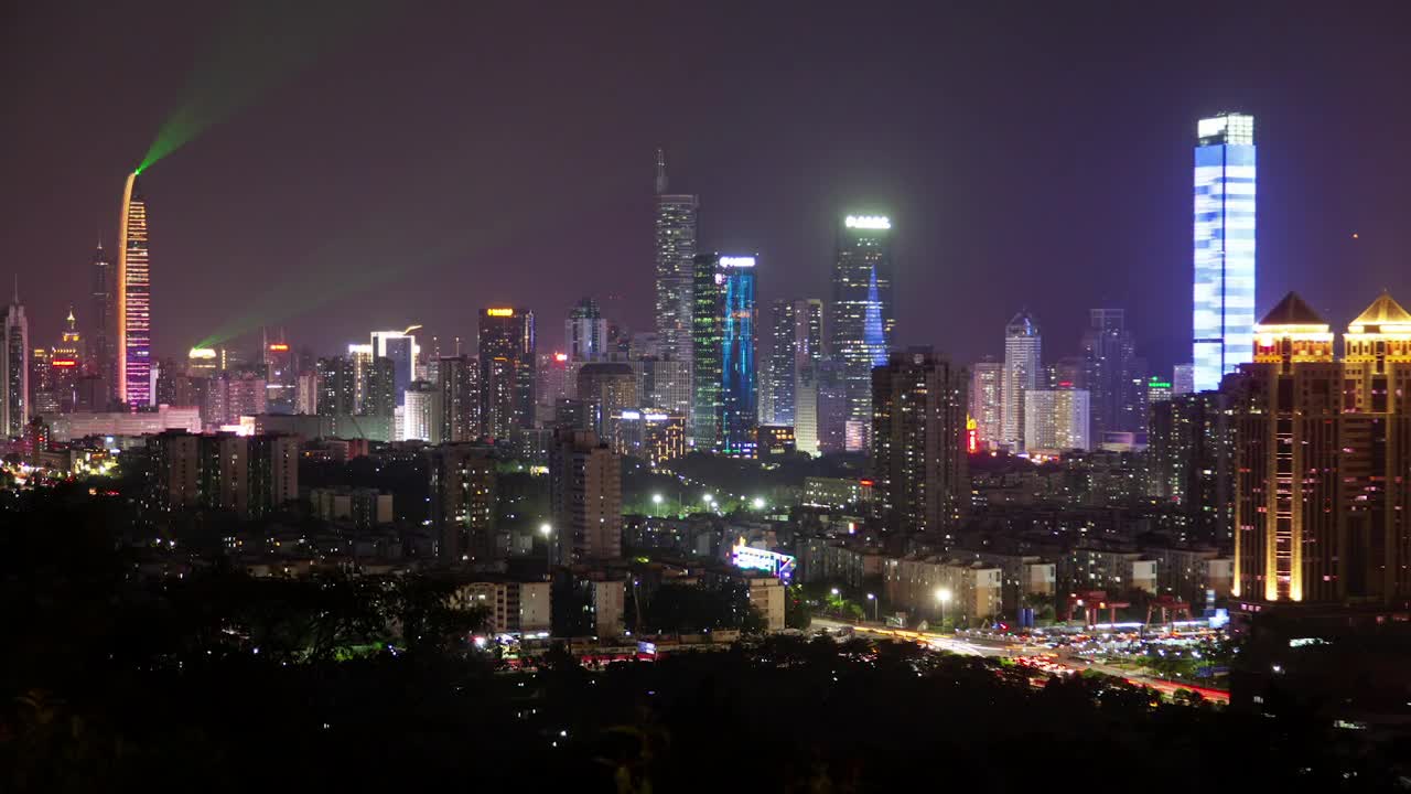 Free Stock Video Shenzhen Cityscape And City Lights Live Wallpaper - Free Download