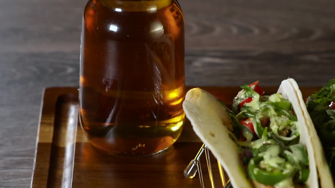 Free Video Stock tacos with chicken and peppers Live Wallpaper - Free Download