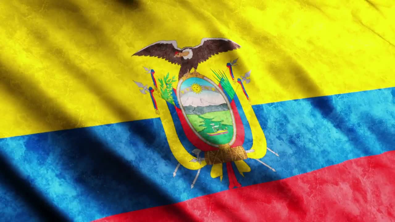 Stock Video Flag Of The American Nation Of Ecuador Live Wallpaper For PC - Free Download