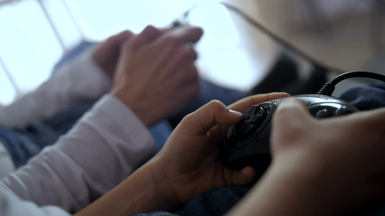 Video Stock Playing With A Vintage Video Games Console Live Wallpaper Free - Free Download