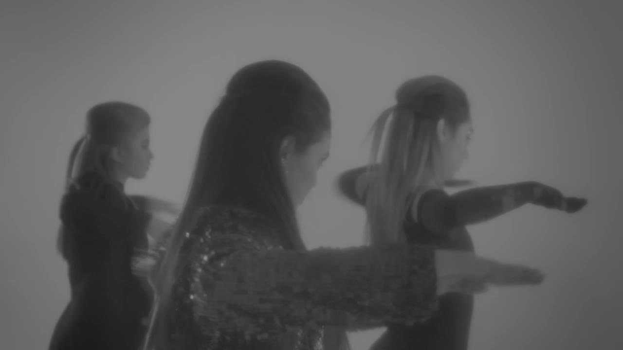 Video Stock Choreography Of Three Girls In Black And White 4244 Live Wallpaper For PC - Free Download