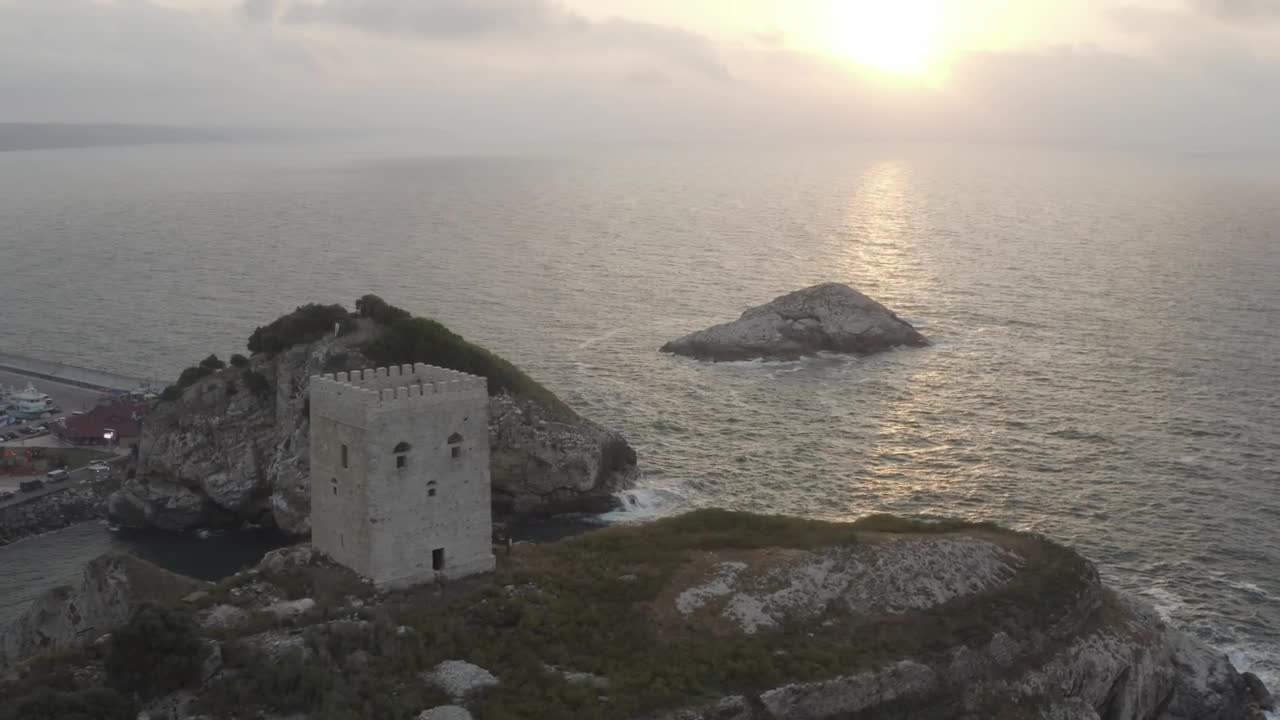 Video Stock Castle Tower On A Cliff Live Wallpaper For PC - Free Download