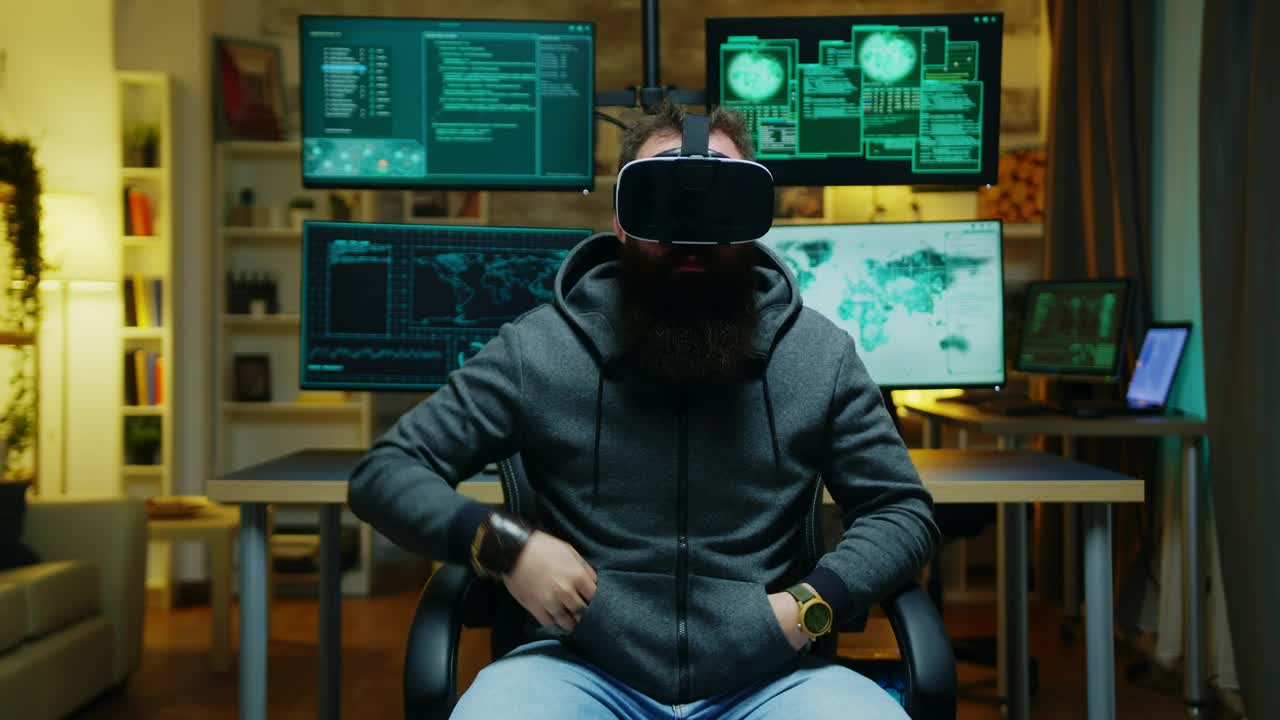Stock Video Hacker Using Vr Live Wallpaper For PC - Free Download