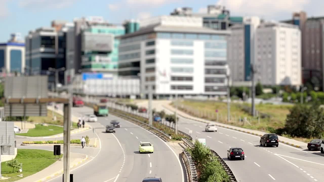 Free Video Stock Sunny City Road Tilt Shift Shot Live Wallpaper - Free Download