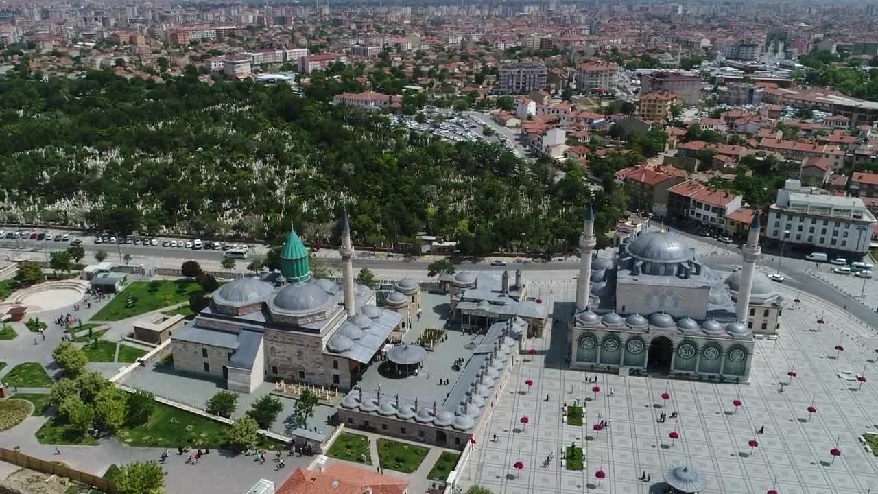 Stock Video Flying Upwards Above A Mosque Live Wallpaper For PC - Free Download
