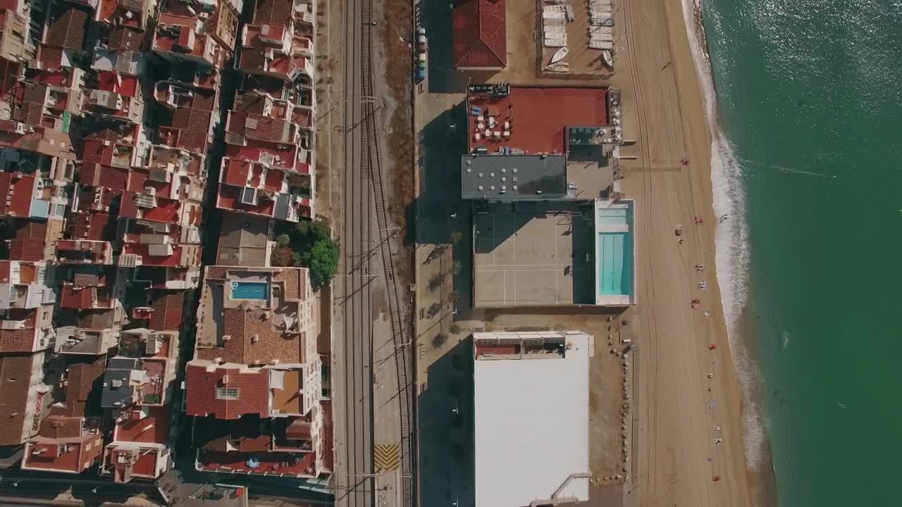 Free Video Stock Small Pool By The Coast Of Barcelona Live Wallpaper - Free Download