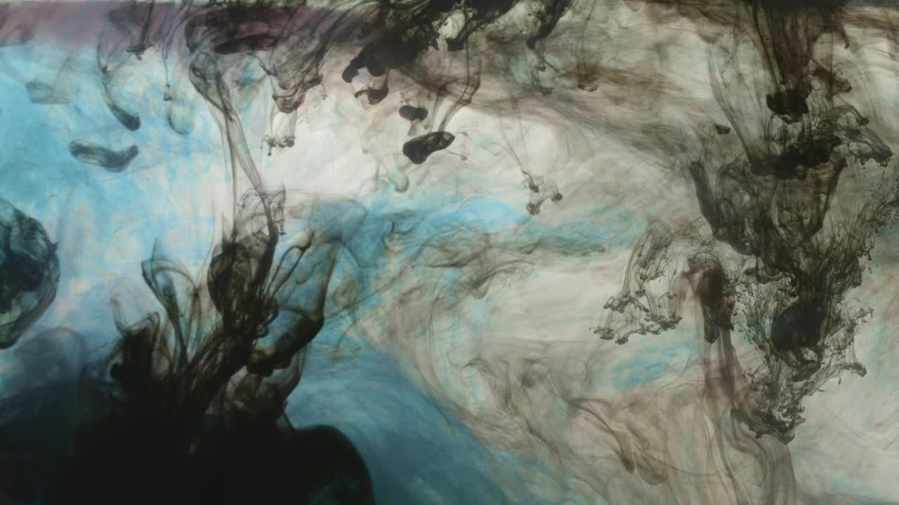 Stock Video Ink Dripping Through Water Animated Wallpaper - Free Download