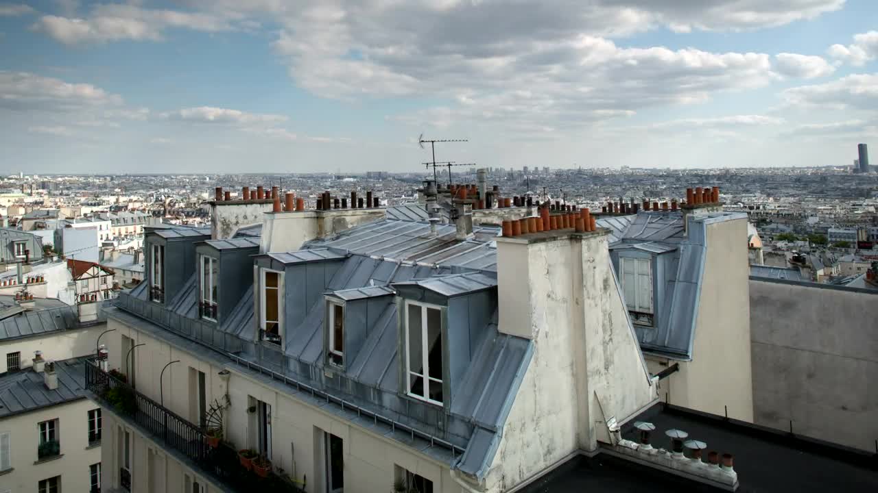 Stock Video Paris Rooftops Live Wallpaper - Free Download