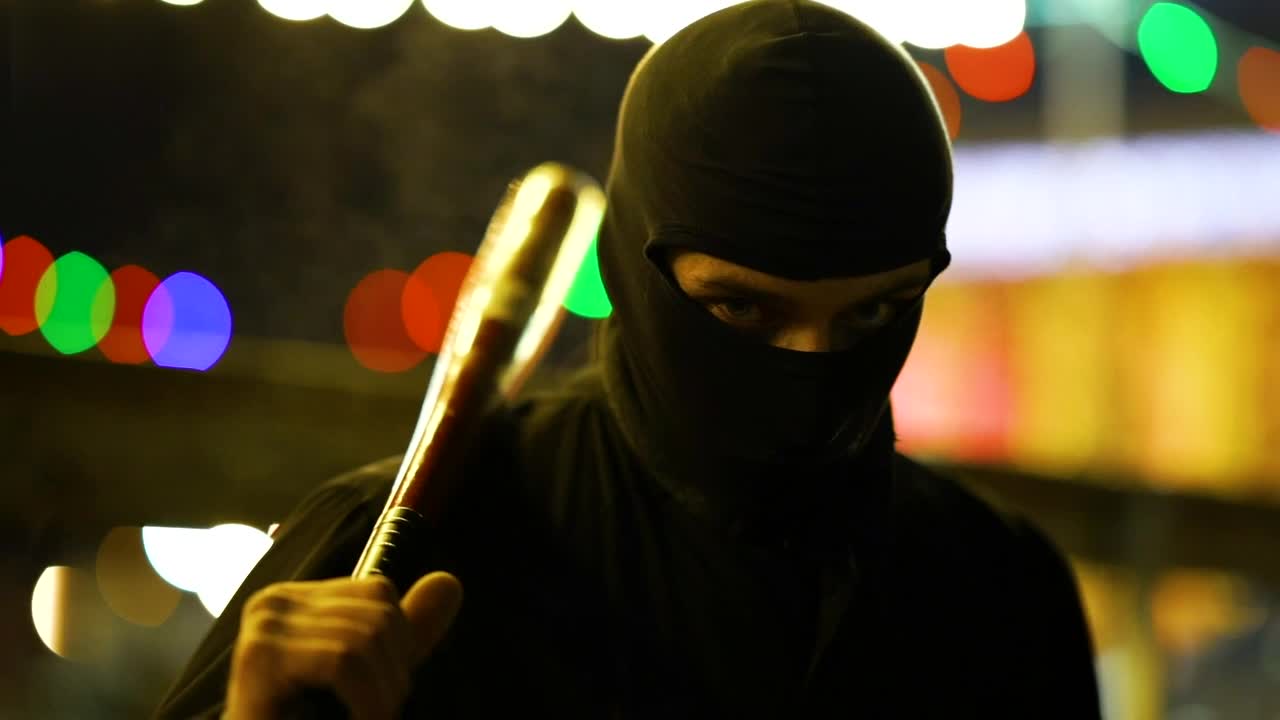 Free Video Stock thug with baseball bat Live Wallpaper - Free Download
