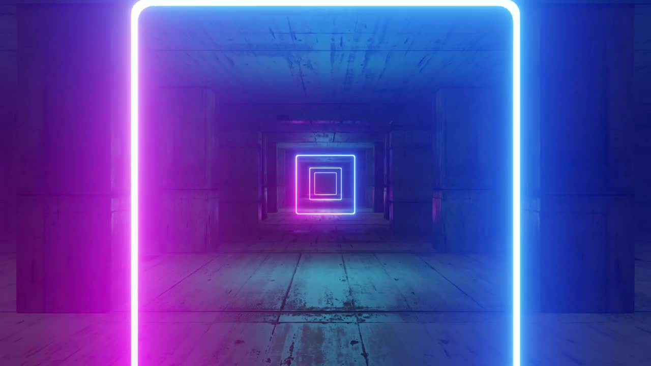 Free Video Stock Some Ancient Ruins With Neon Light Frames Live Wallpaper - Free Download