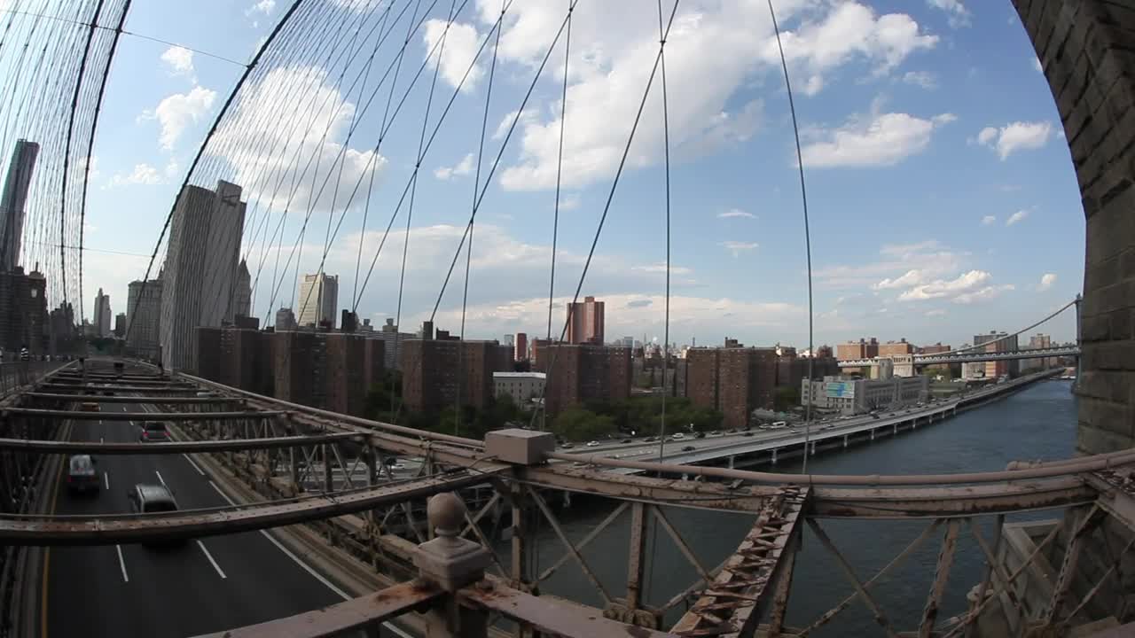 Stock Footage View From Above The Brooklyn Bridge Live Wallpaper - Free Download