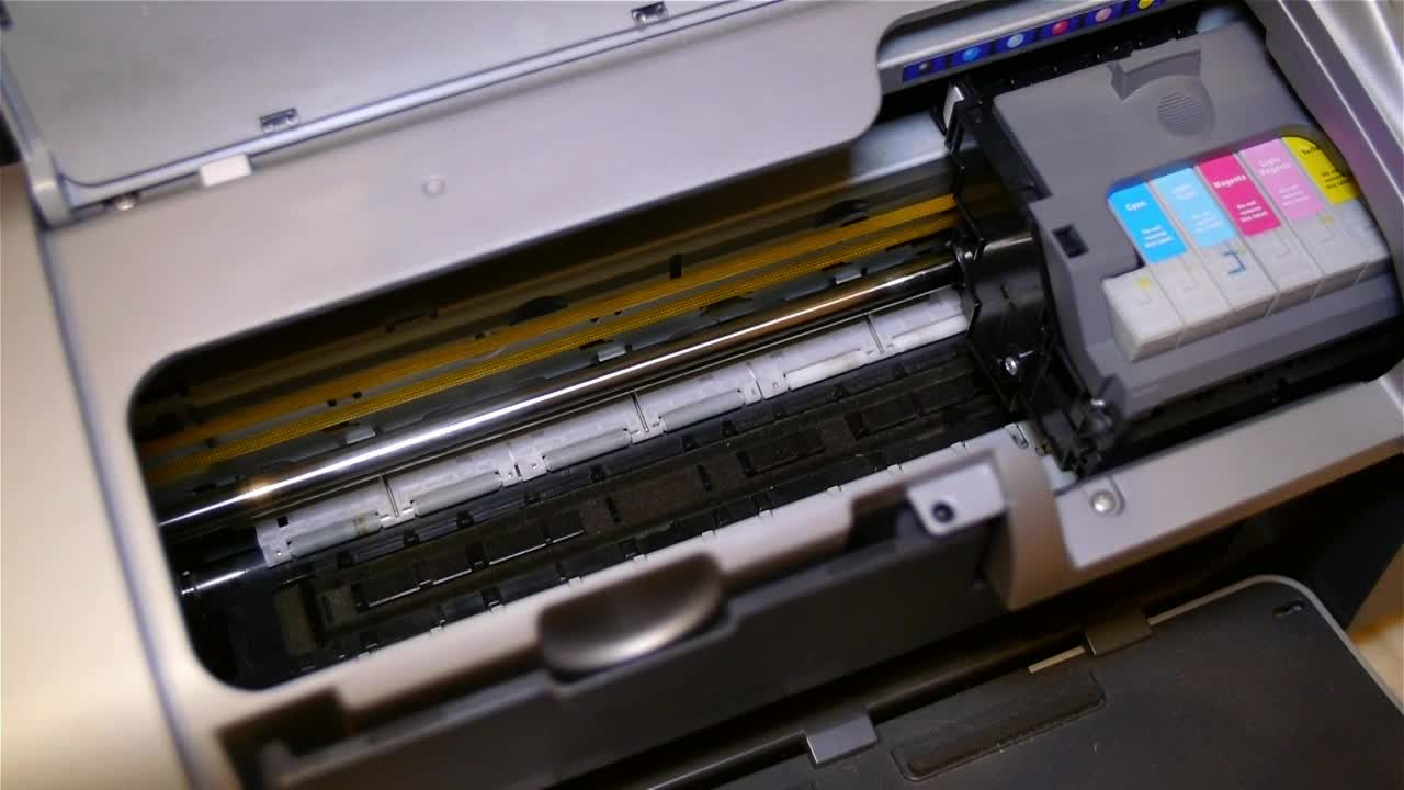 Stock Video Office Printer Printing Live Wallpaper - Free Download