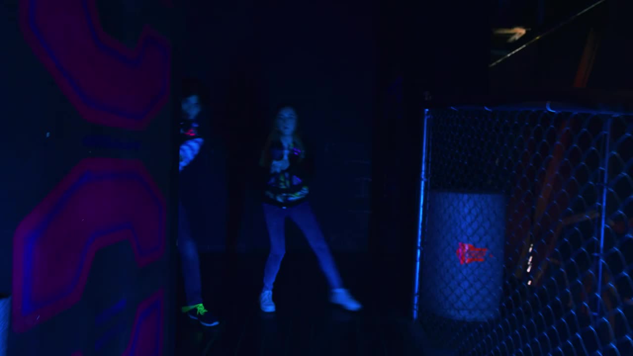 Free Video Stock Strike Team Looking For Enemies In Laser Tag Live Wallpaper - Free Download