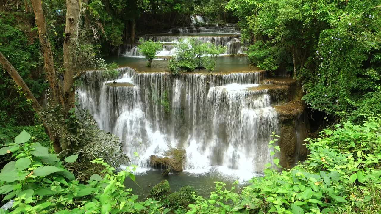 Stock Video Beautiful River And Waterfalls In The Forest Live Wallpaper For PC - Free Download