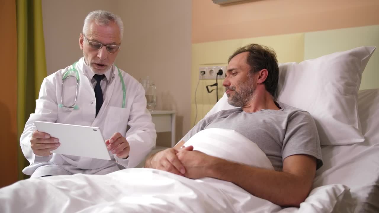 Stock Video Doctor With Mri Results And His Patient Live Wallpaper For PC - Free Download
