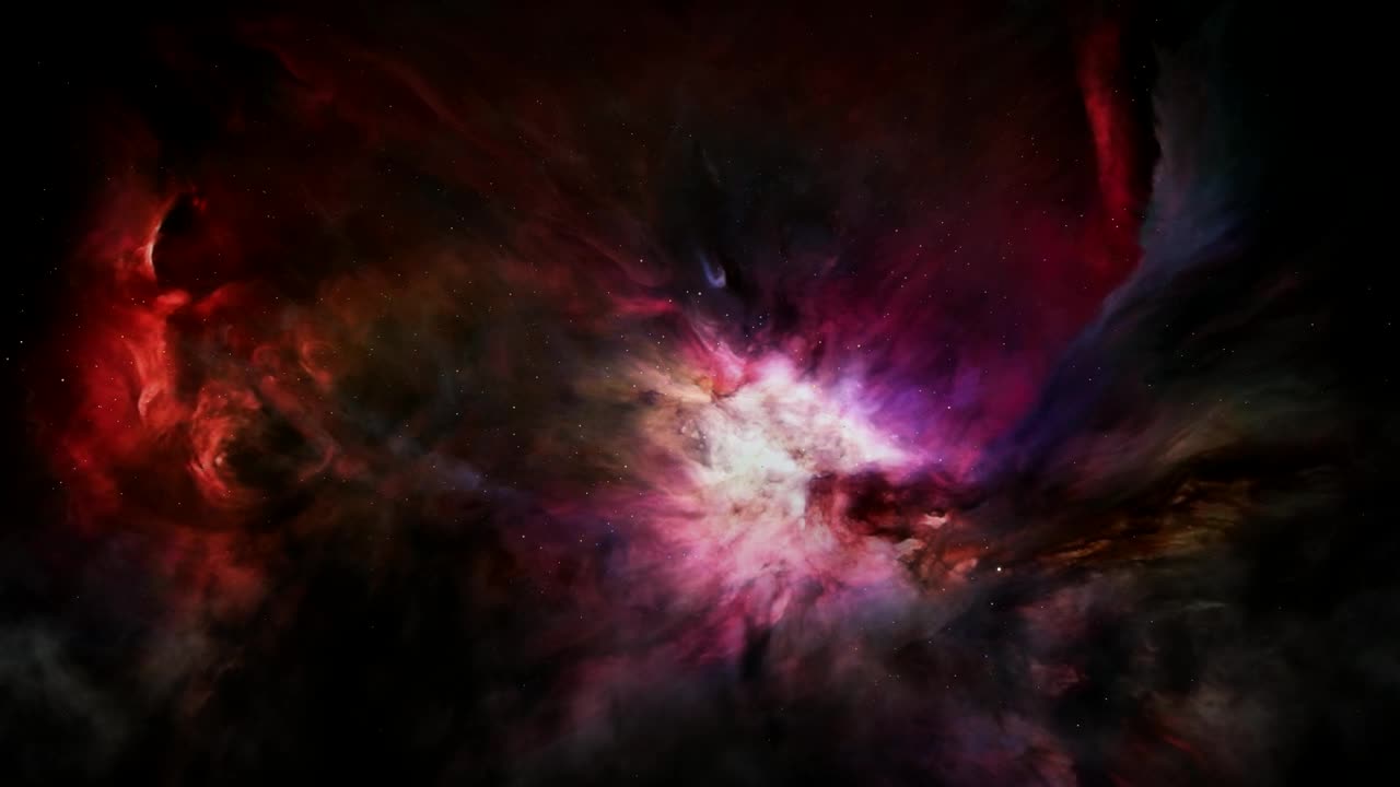 Stock Video Beautiful Landscape In Space Of Nebulae Shining Live Wallpaper For PC - Free Download