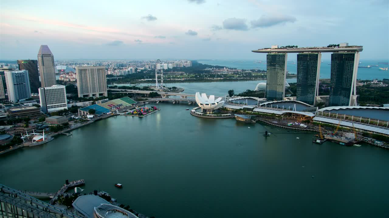 Free Stock Video Singapore Bay Time Lapse Live Wallpaper - Free Download