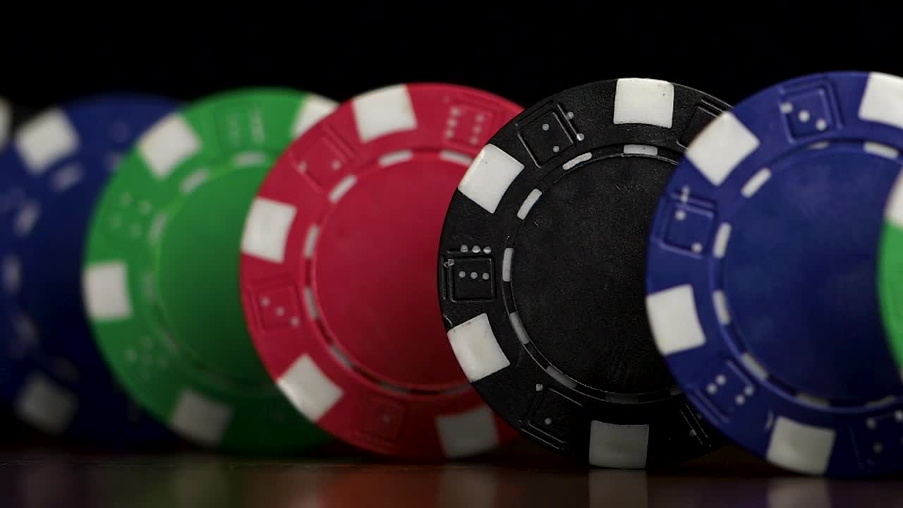 Video Stock Chips Lined Up On A Table Live Wallpaper For PC - Free Download