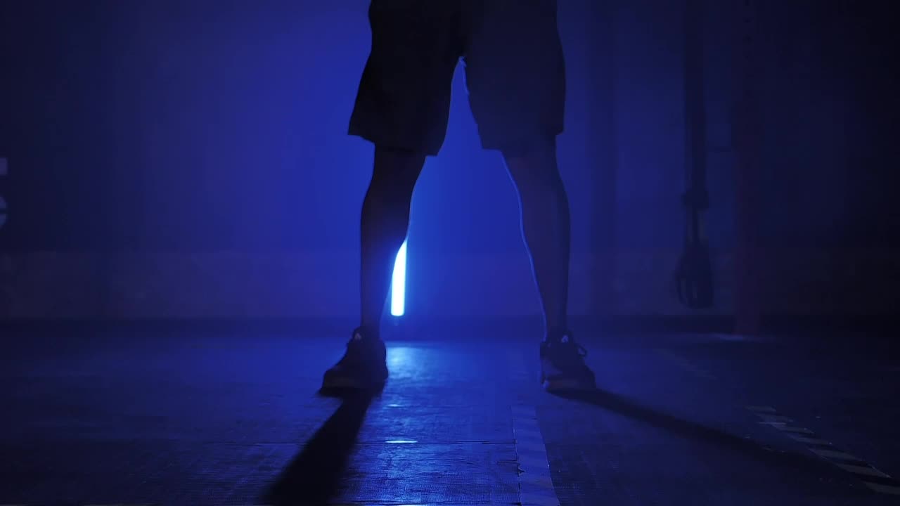 Stock Video Man Throwing Barbells To The Floo Animated Wallpaper - Free Download