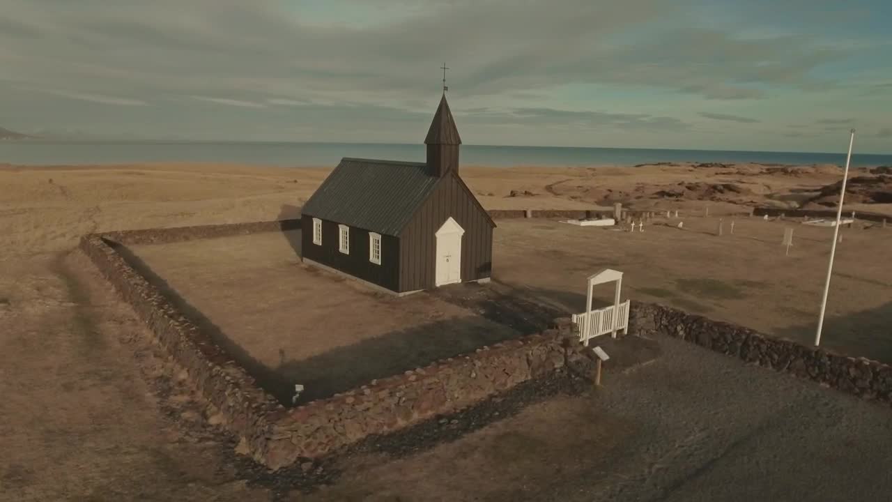 Stock Video Drone Flying By A Church Live Wallpaper For PC - Free Download