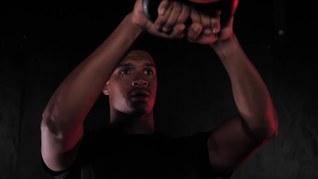 Stock Video Man Lifting Kettlebell At A Crossfit Gy Animated Wallpaper - Free Download