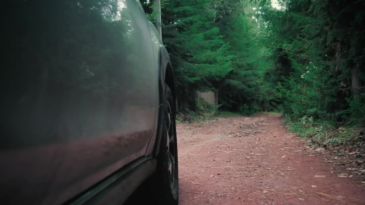 Free Stock Video Side Approach Of A Gray Car Moving Along The Rural Live Wallpaper - Free Download