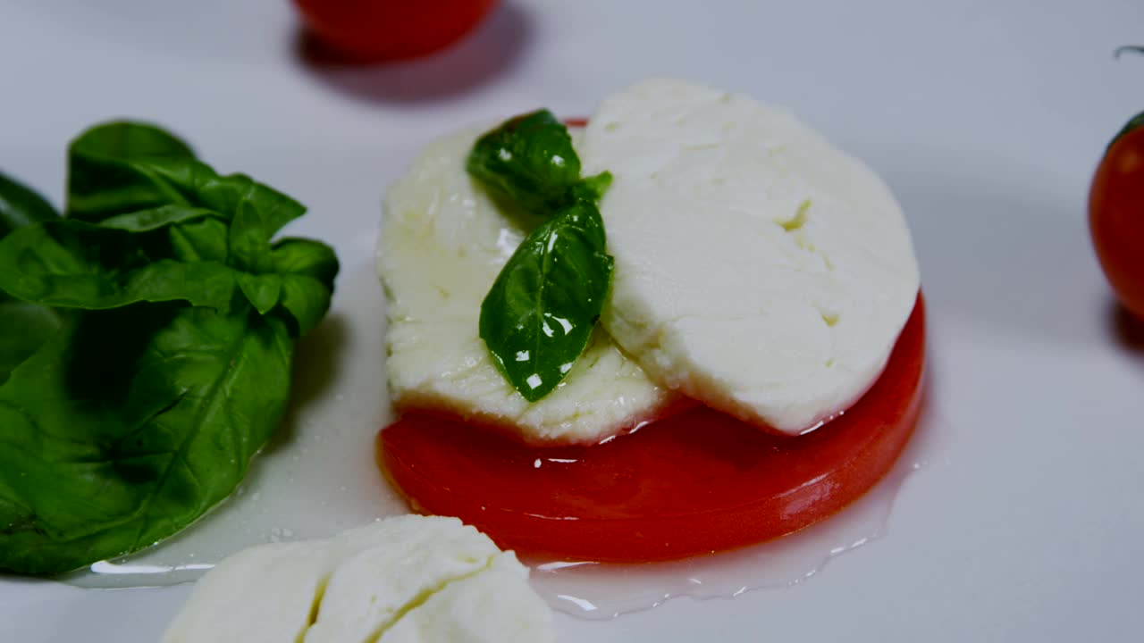 Video Stock Caprese Salad With Herbs Live Wallpaper For PC - Free Download