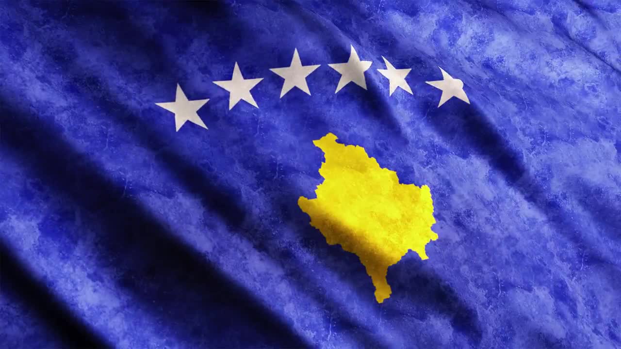 Stock Video Kosovo Faded D Flag Animated Wallpaper - Free Download