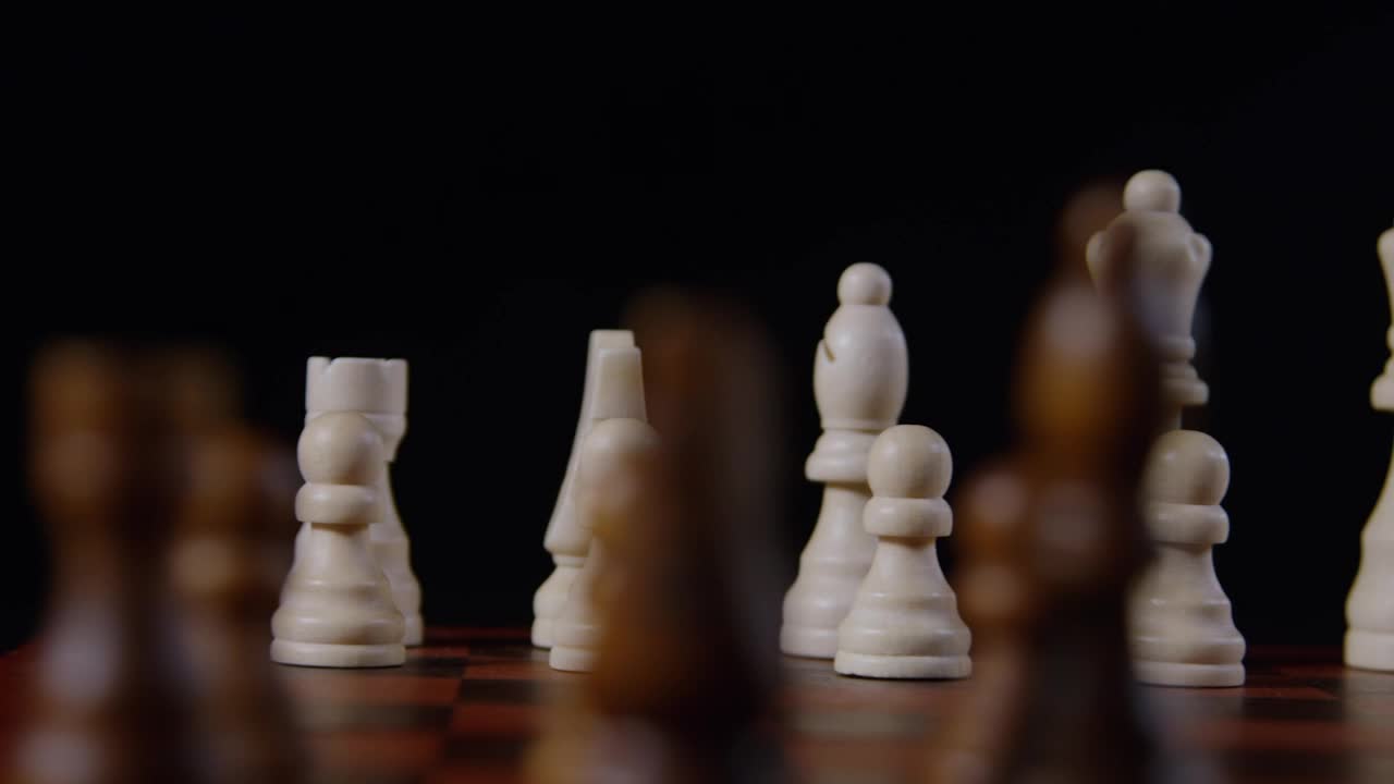 Video Stock Closeup Of A Chess Table Live Wallpaper For PC - Free Download