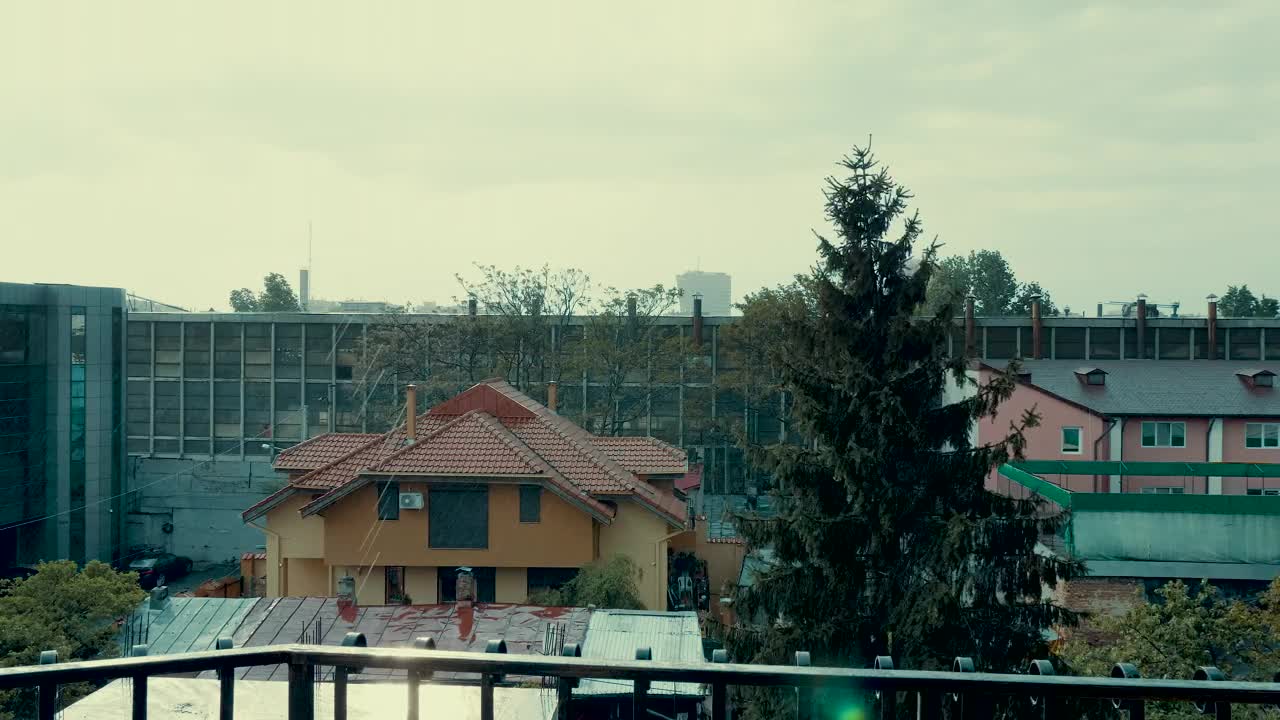Video Stock Rainfall Over The City Live Wallpaper Free - Free Download
