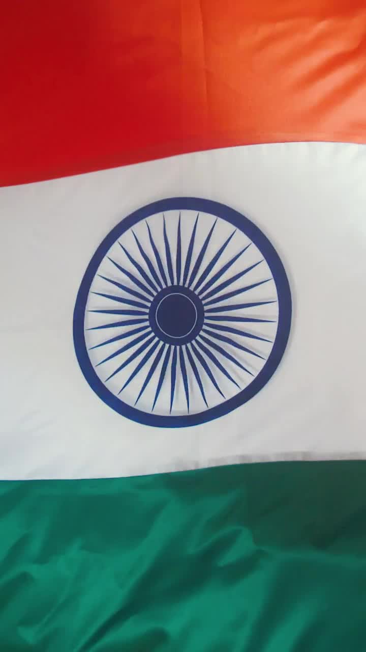 Stock Video Flag Of India Waving Vertically Live Wallpaper For PC - Free Download