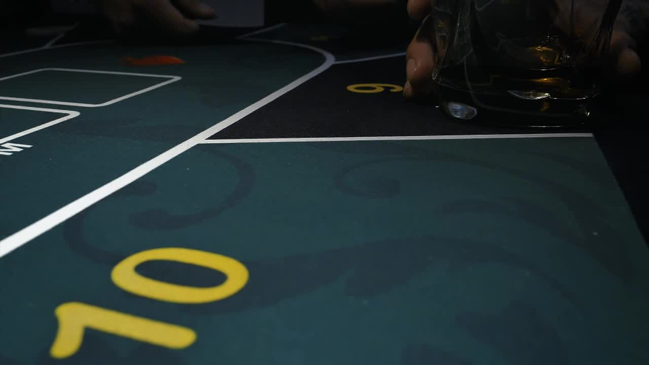 Video Stock Cards Dealt By A Dealer On A Poker Game Board Live Wallpaper For PC - Free Download