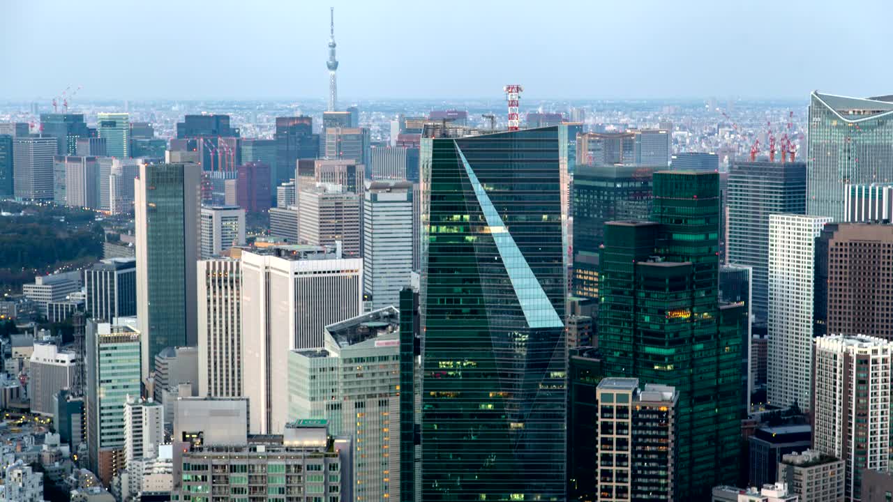 Free Video Stock tokyo financial district buildings time lapse Live Wallpaper - Free Download