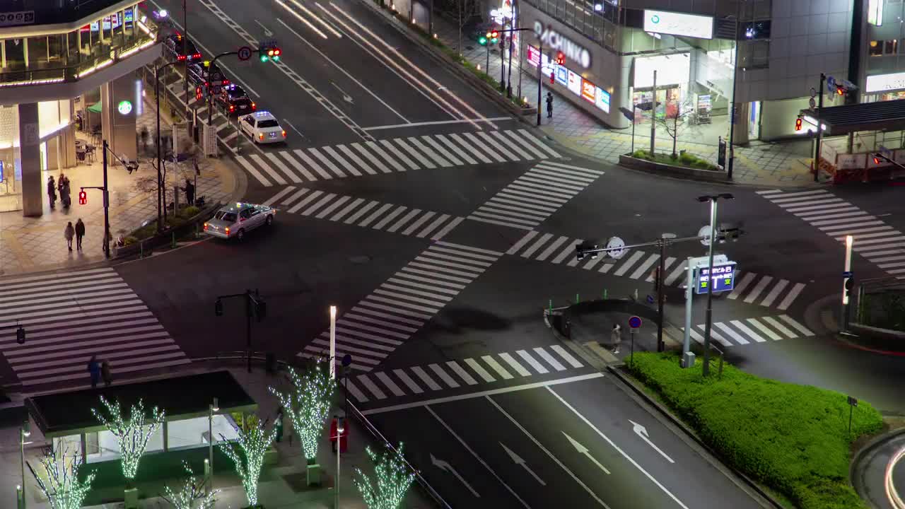 Stock Video Kyoto Crossroad With Traffic Time Lapse Animated Wallpaper - Free Download