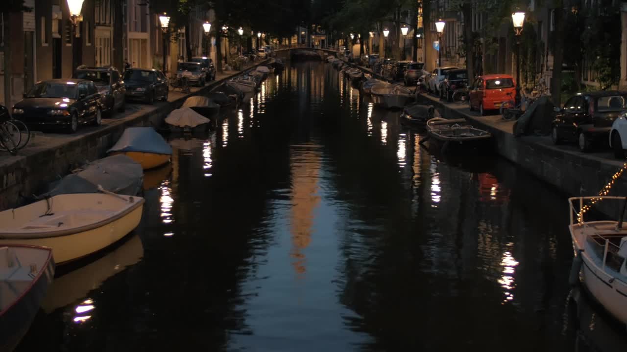 Stock Video Evening Along The Canal Live Wallpaper For PC - Free Download