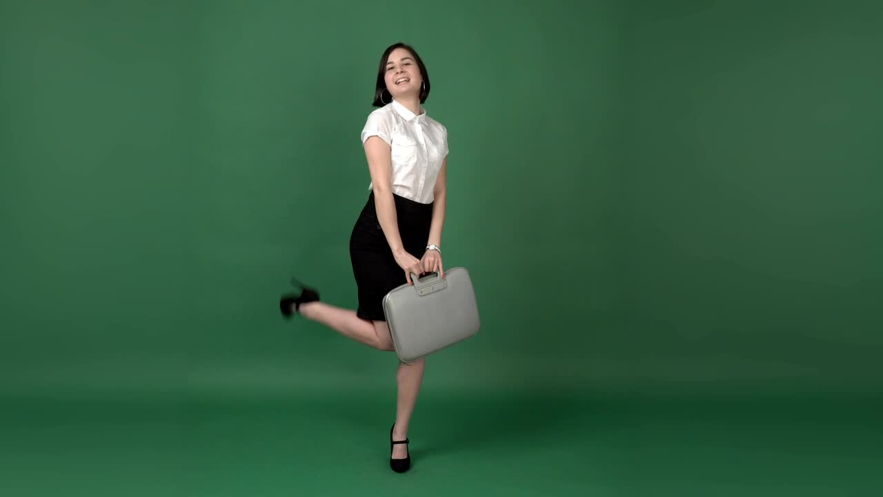 Video Stock Businesswoman Against A Green Screen Live Wallpaper For PC - Free Download