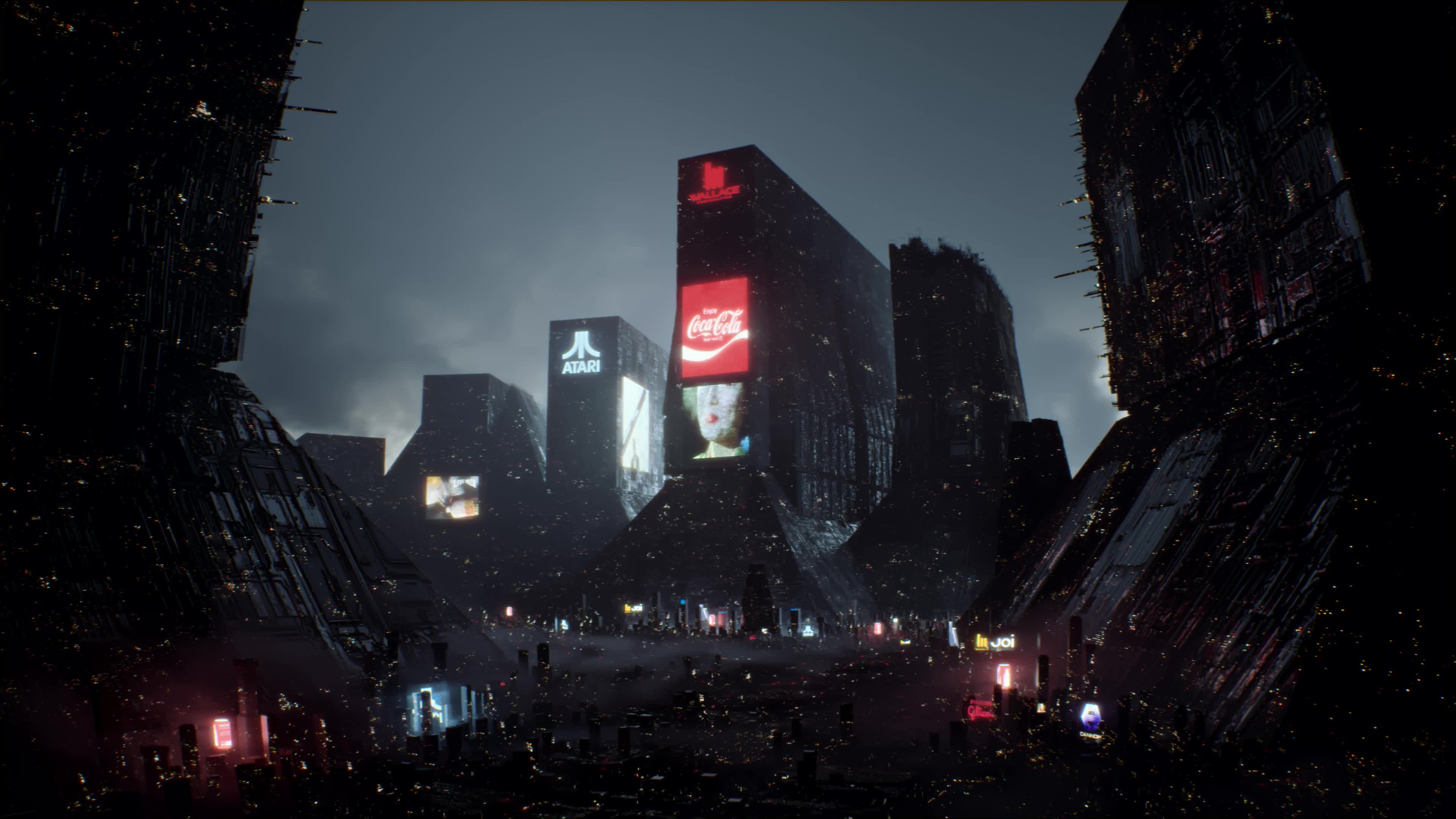 Blade Runner City Lights 4k Live Wallpaper - Free Download