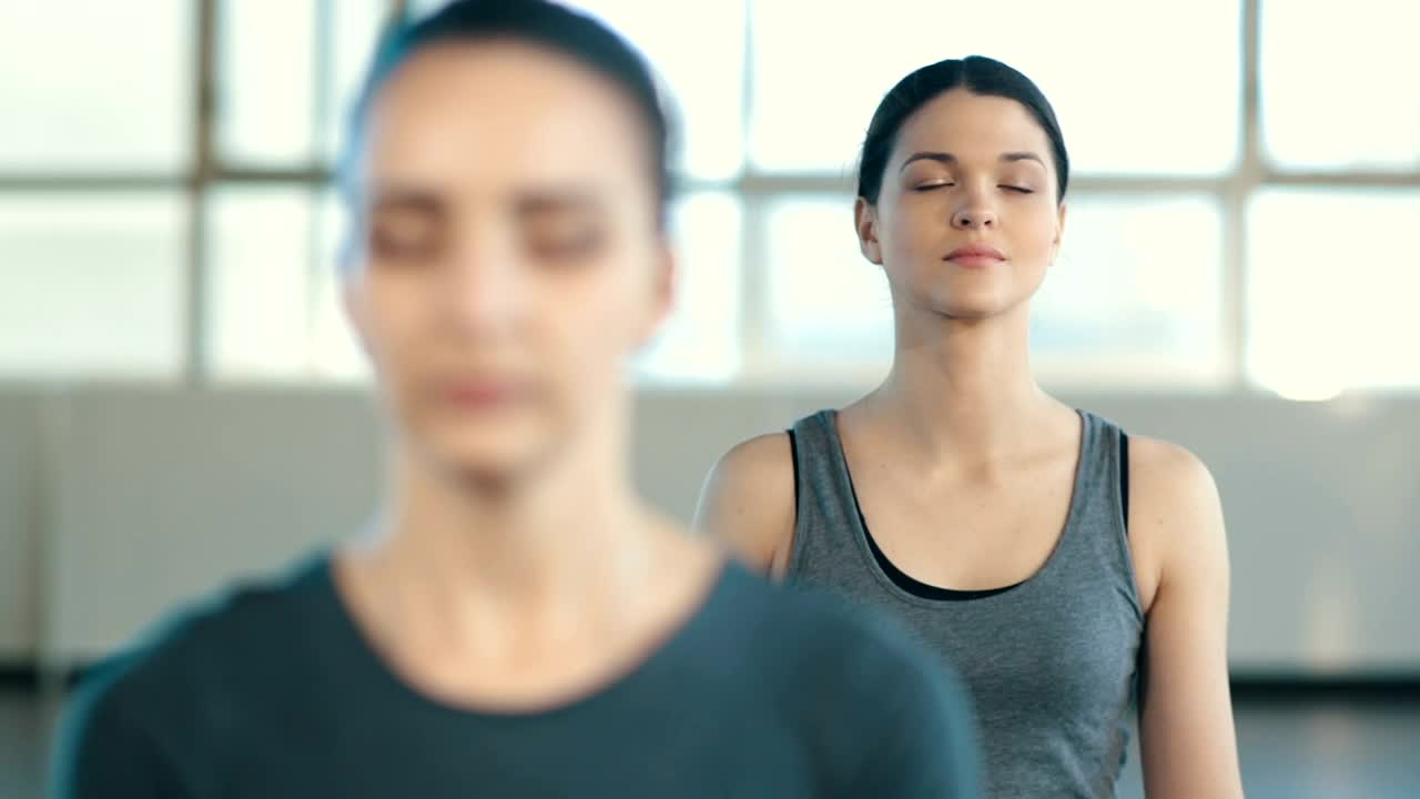 Free Stock Video Women Meditating In Yoga Class Live Wallpaper - Free Download