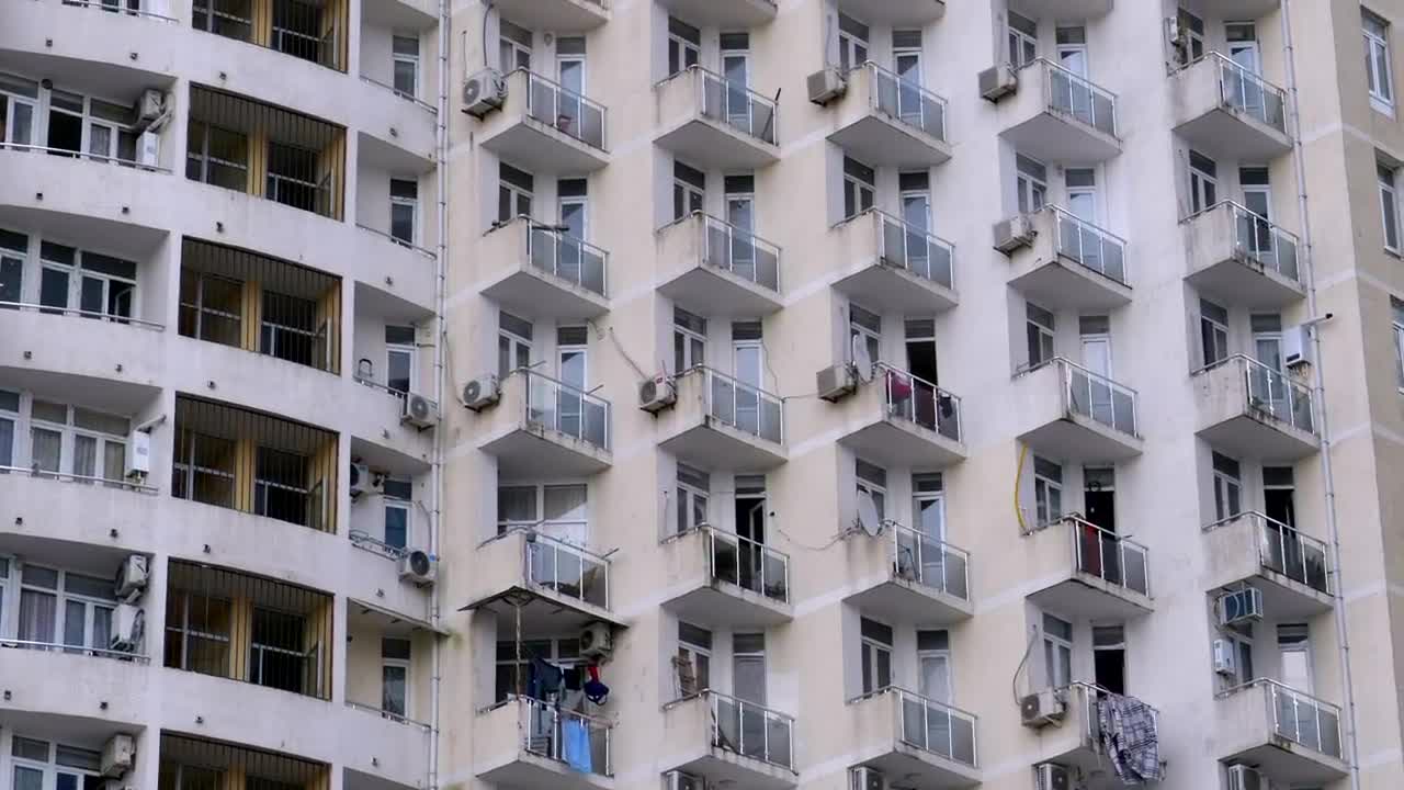 Video Stock Close Up Of Apartment Buildings Live Wallpaper For PC - Free Download