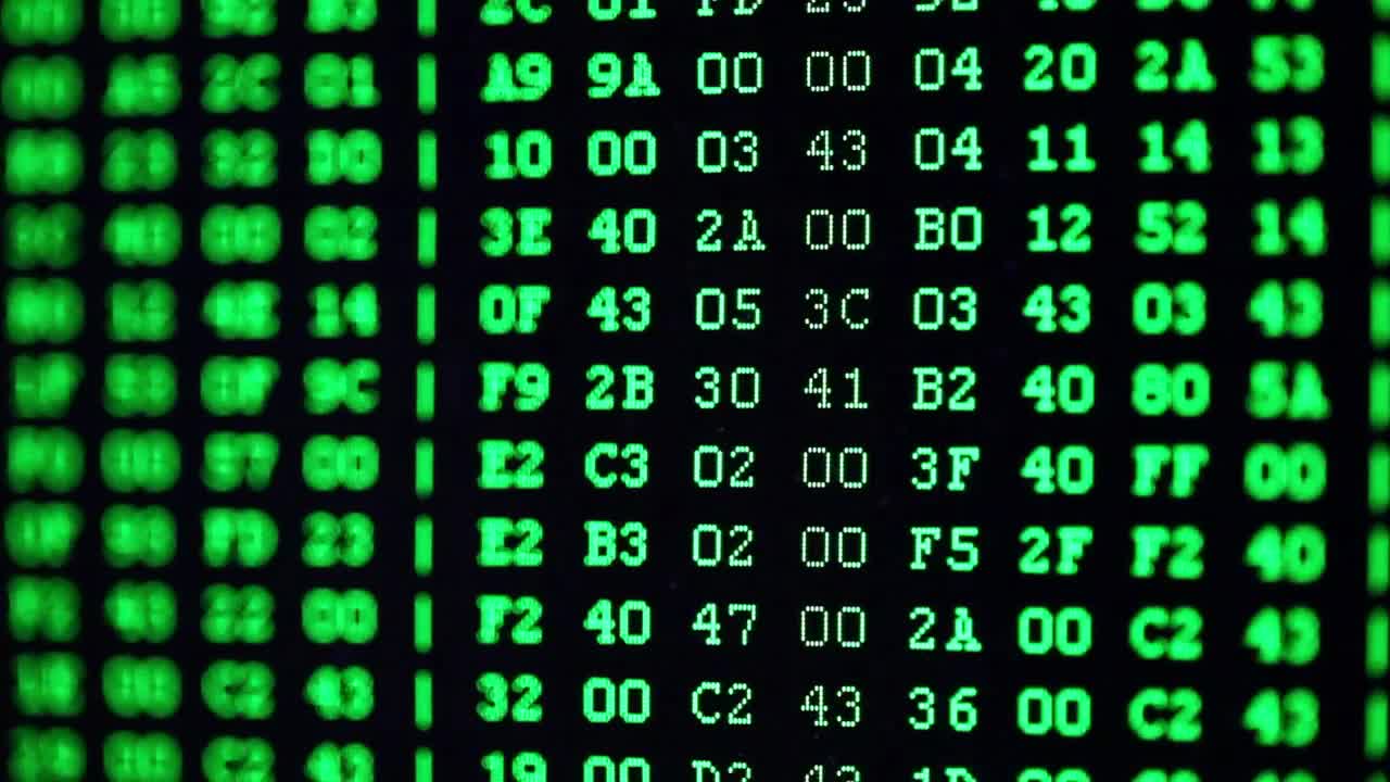 Stock Video Computational Digital Codes Live Wallpaper For PC - Free Download