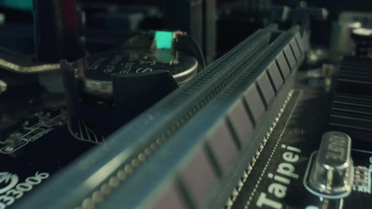 Video Stock Close Up Shot Of A Computers Internal System Live Wallpaper For PC - Free Download