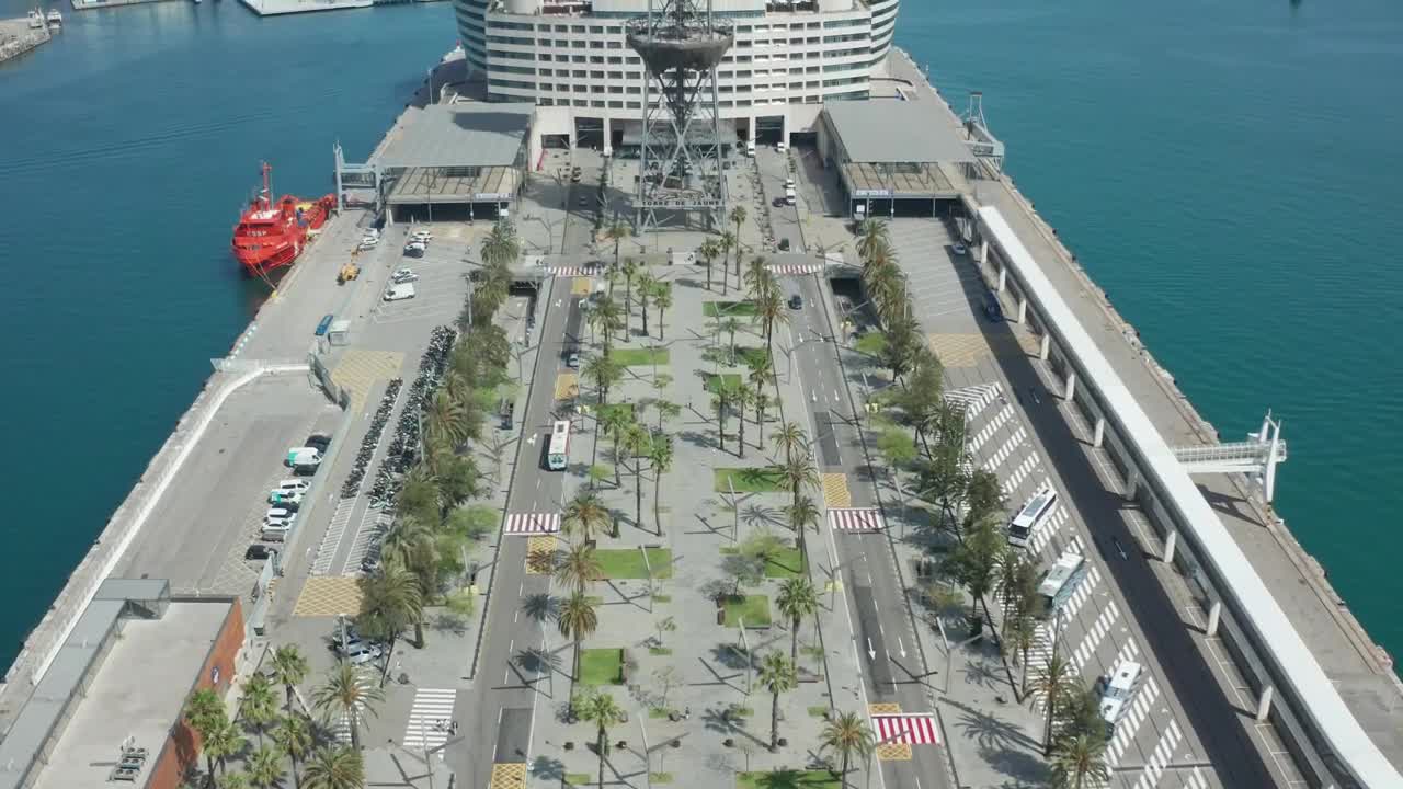 Video Stock Cable Car Station In Barcelona Live Wallpaper For PC - Free Download